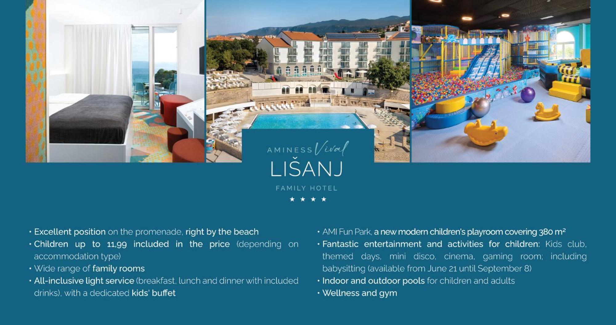 Aminess Vival Casa Lisanj Hotel Нови Винодолски Екстериор снимка